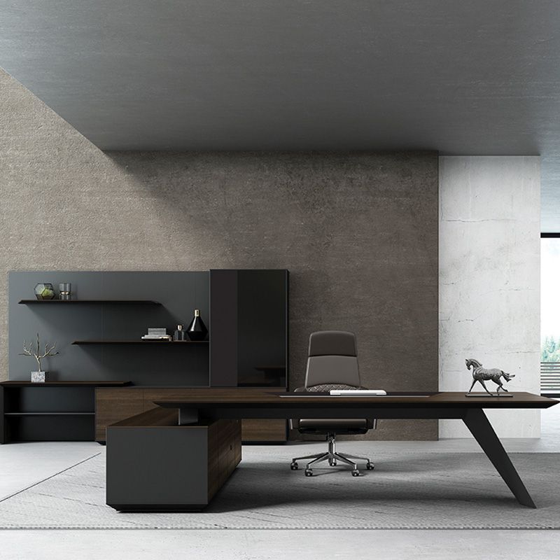 Modern Executive Desk With Drawers