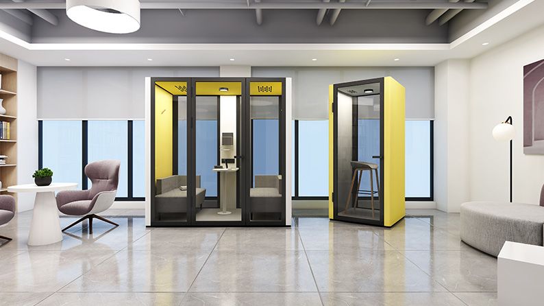 Offices Soundproof Booths Design Concept