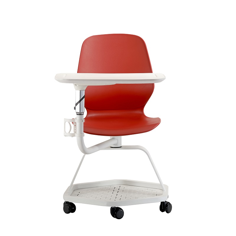 Casters Training Chair With Book Rack
