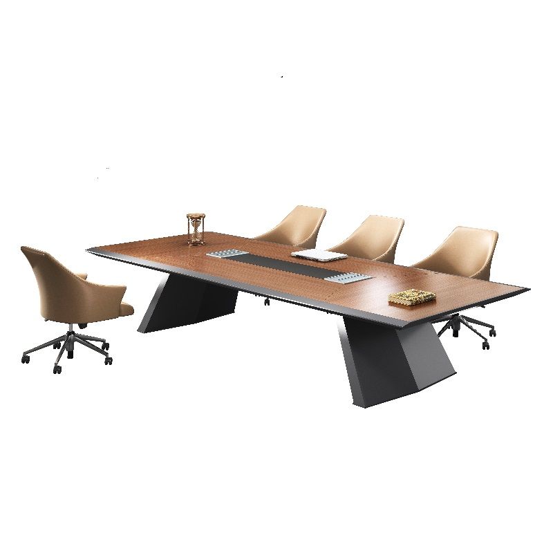 Modern Walnut Conference Table