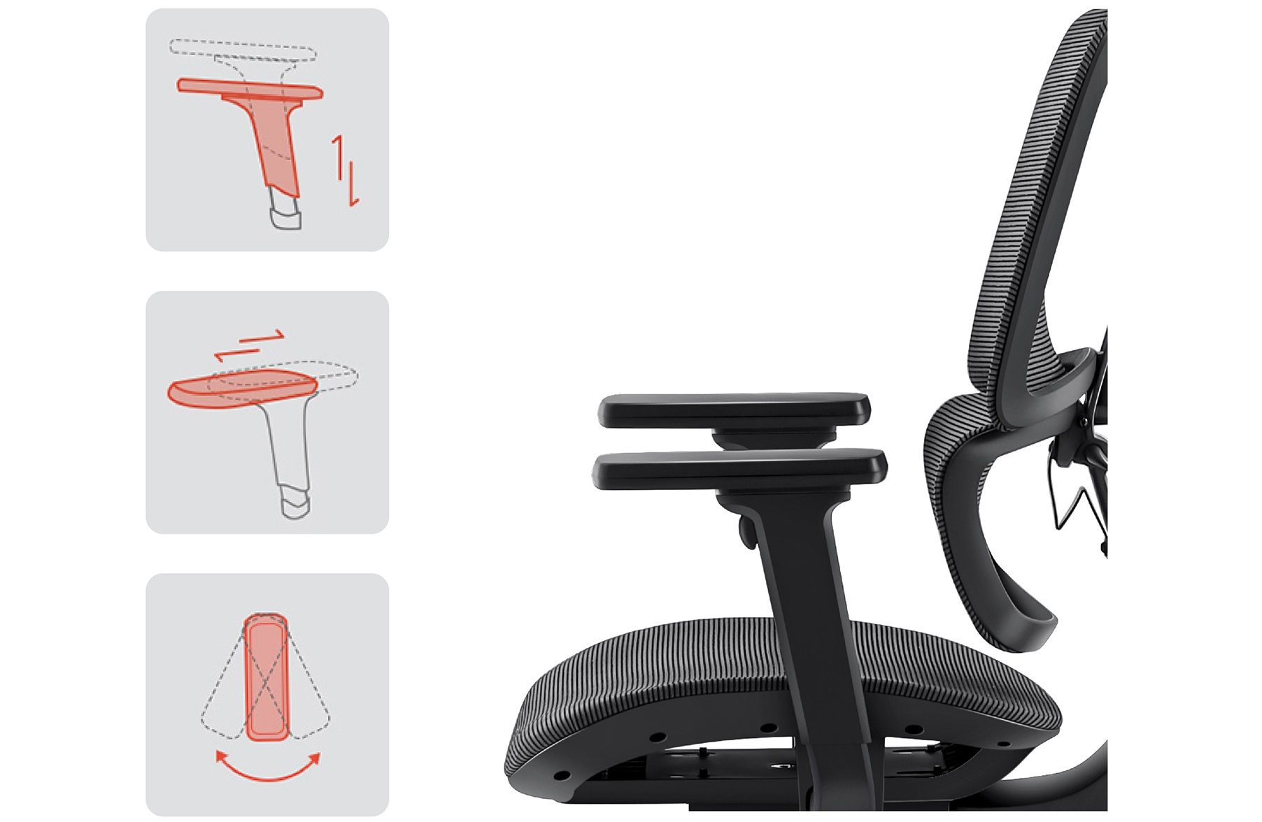 Ergonomic Chair Armrest