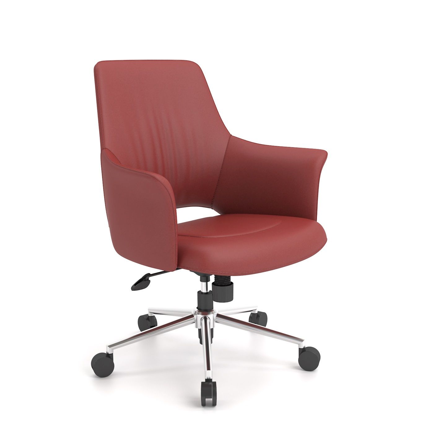 Ergonomic Staff Leather Office Chair Binze