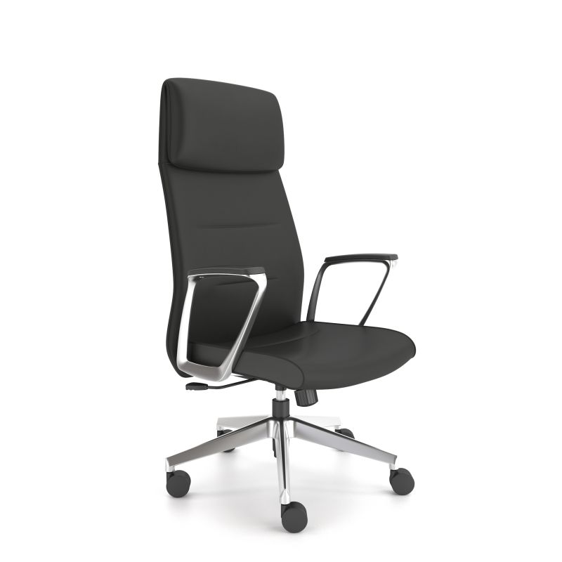 Simple Leather Office Chair Seman