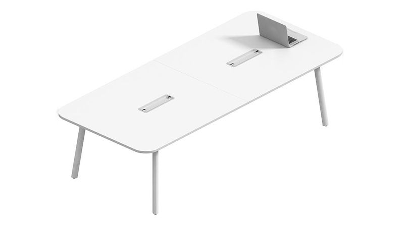 White Square Conference Table