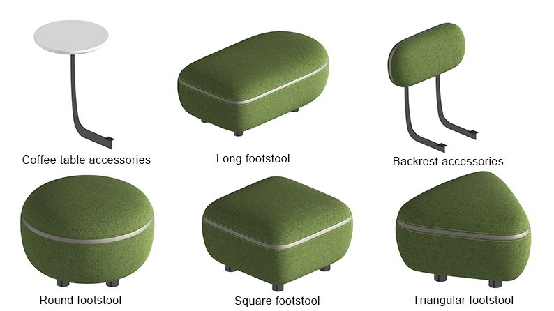 Sofa with 6 Pieces