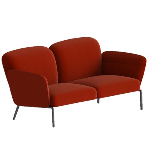 3 Seat Red Sofa