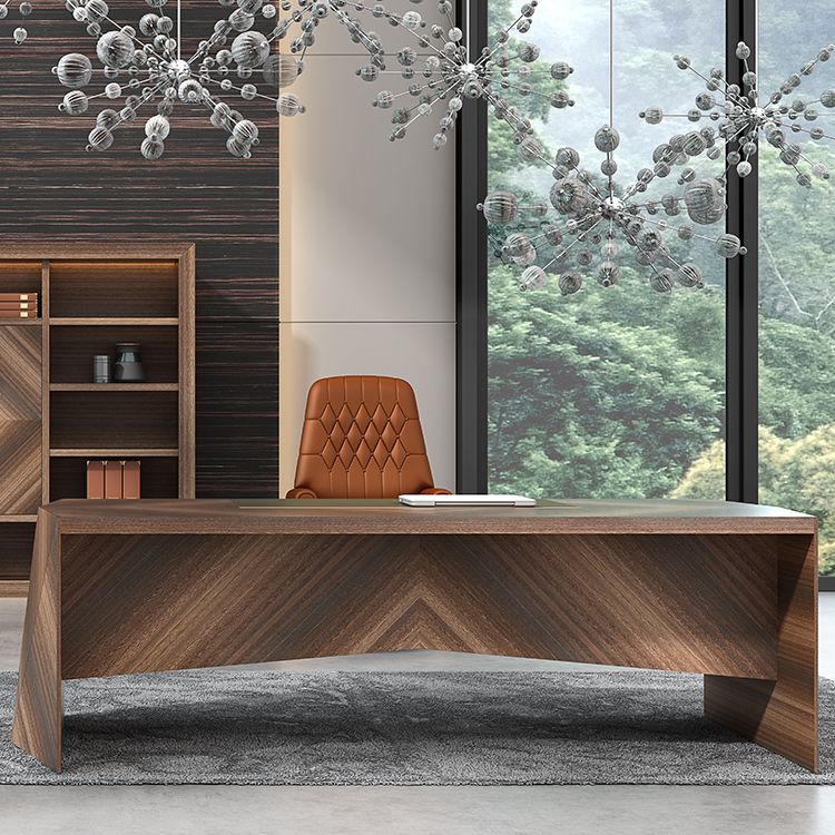 Wooden Eucalyptus Executive Desk