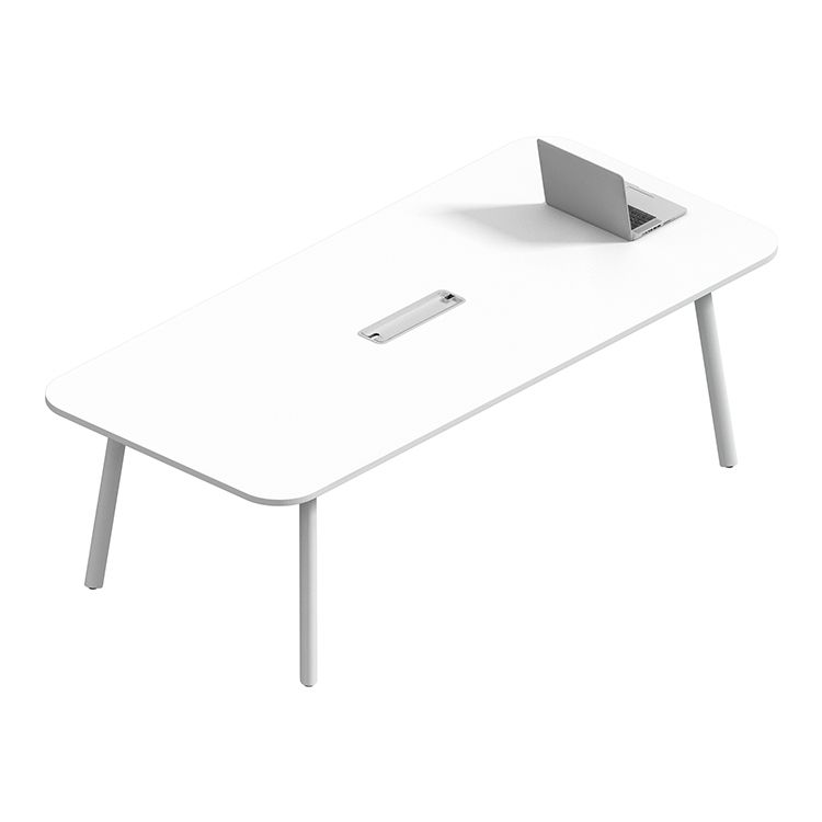 Simple White Conference Table