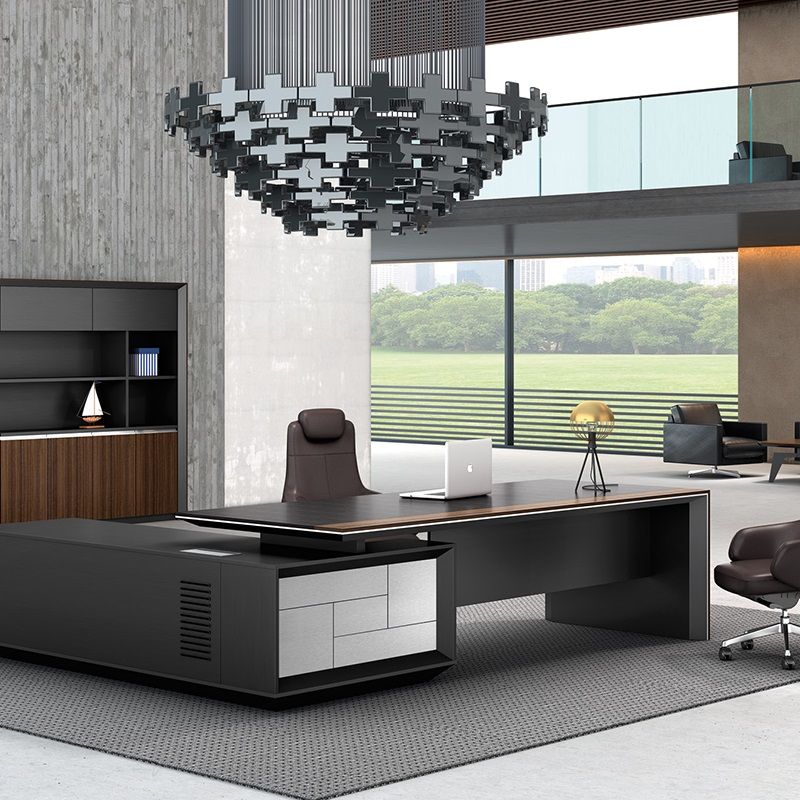 Iron Gray Executive Table