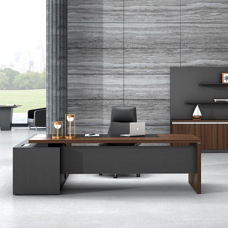 Solid Wood Executive Desk