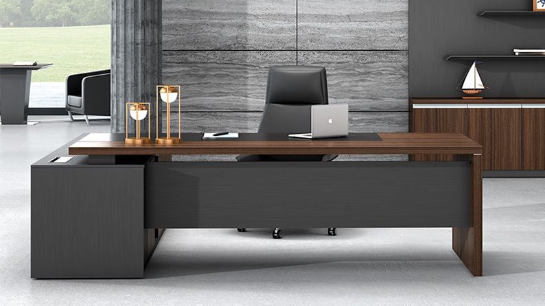 Solid Wood Executive Desk