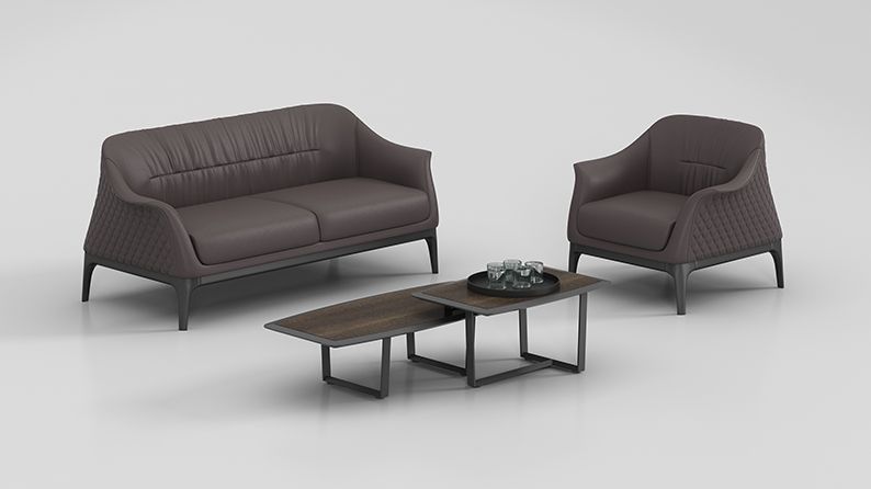 Leather Office Sofa Sets