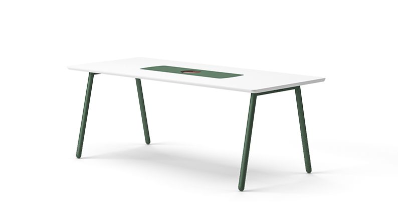 White Meeting Table