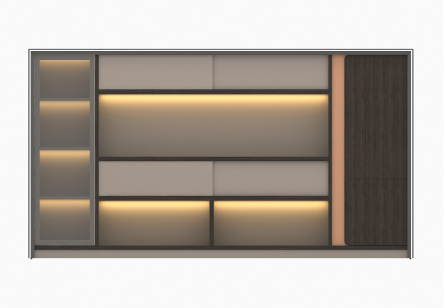Open Space Partition Cabinet
