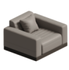 Single seat sofa