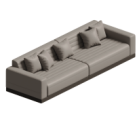 Four seat sofa