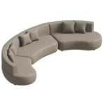 Curved sofa