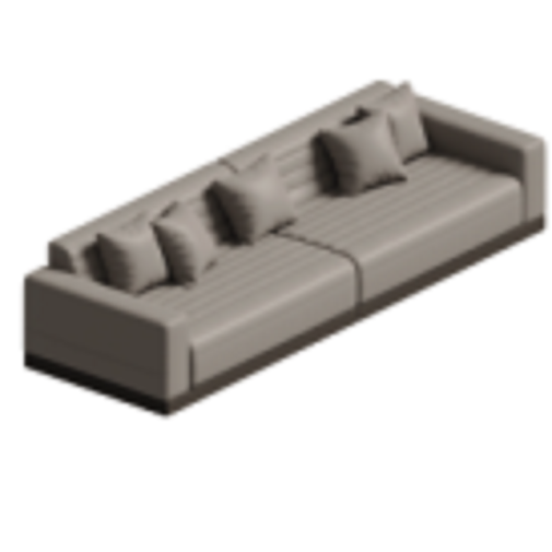 Four seat sofa