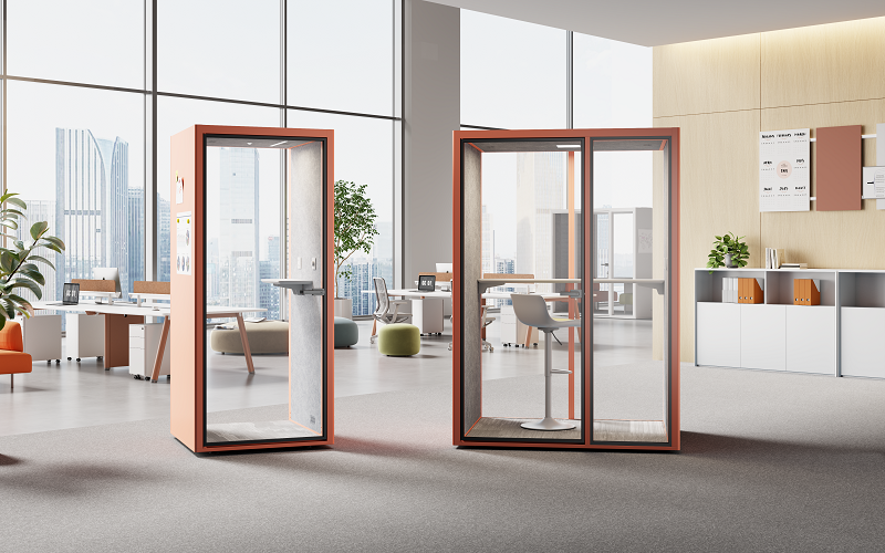 Acoustic furniture designed to create a better soundscape and increase privacy