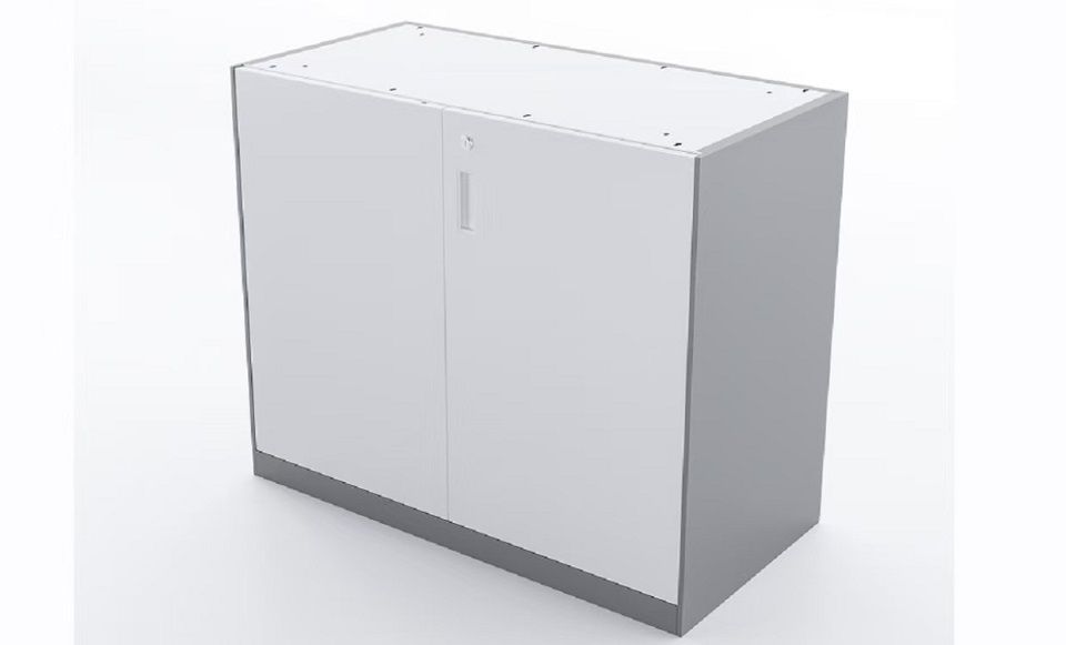 9MD-5 White & Gray Steel Swing-Door Office Cabinet Launches – Streamlined Design for Compact Workspace Storage