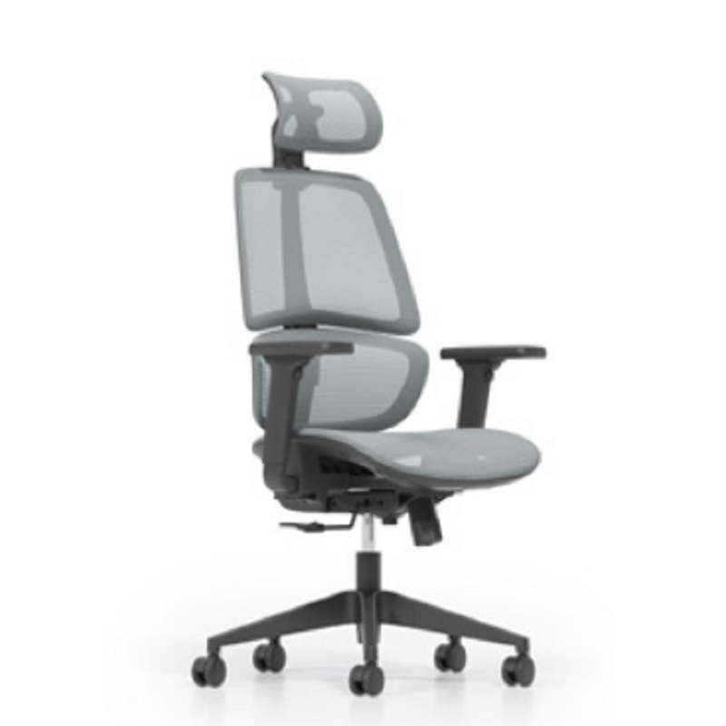 High-Back Ergonomic Mesh Office Chair with Adjustable Headrest