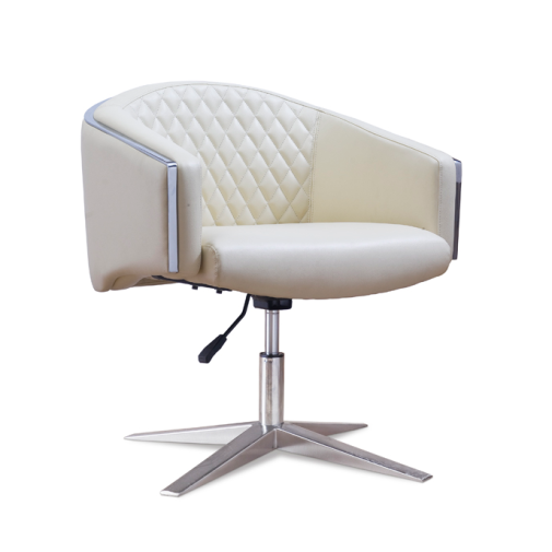 MY‑6037‑VL02 Visitor Chair – Refined Italian Leather, Modern Presence