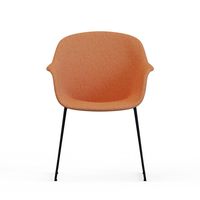 Tub‑SI‑AF Lounge Chair – PP Shell · Full Upholstery · Metal Sled Base