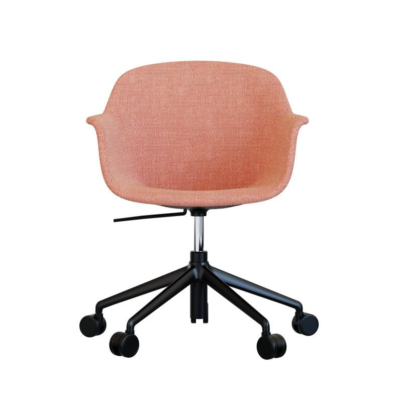 Tub‑5SM‑WHA‑AF Task Chair – PP Shell · Full Upholstery · Aluminum Five‑Star Base with Casters