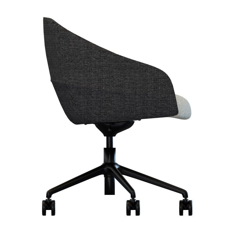Leaf‑S5SM‑W Task Chair – Moulded Foam Interior · Adjustable Height · Aluminum Five‑Star Base with Casters