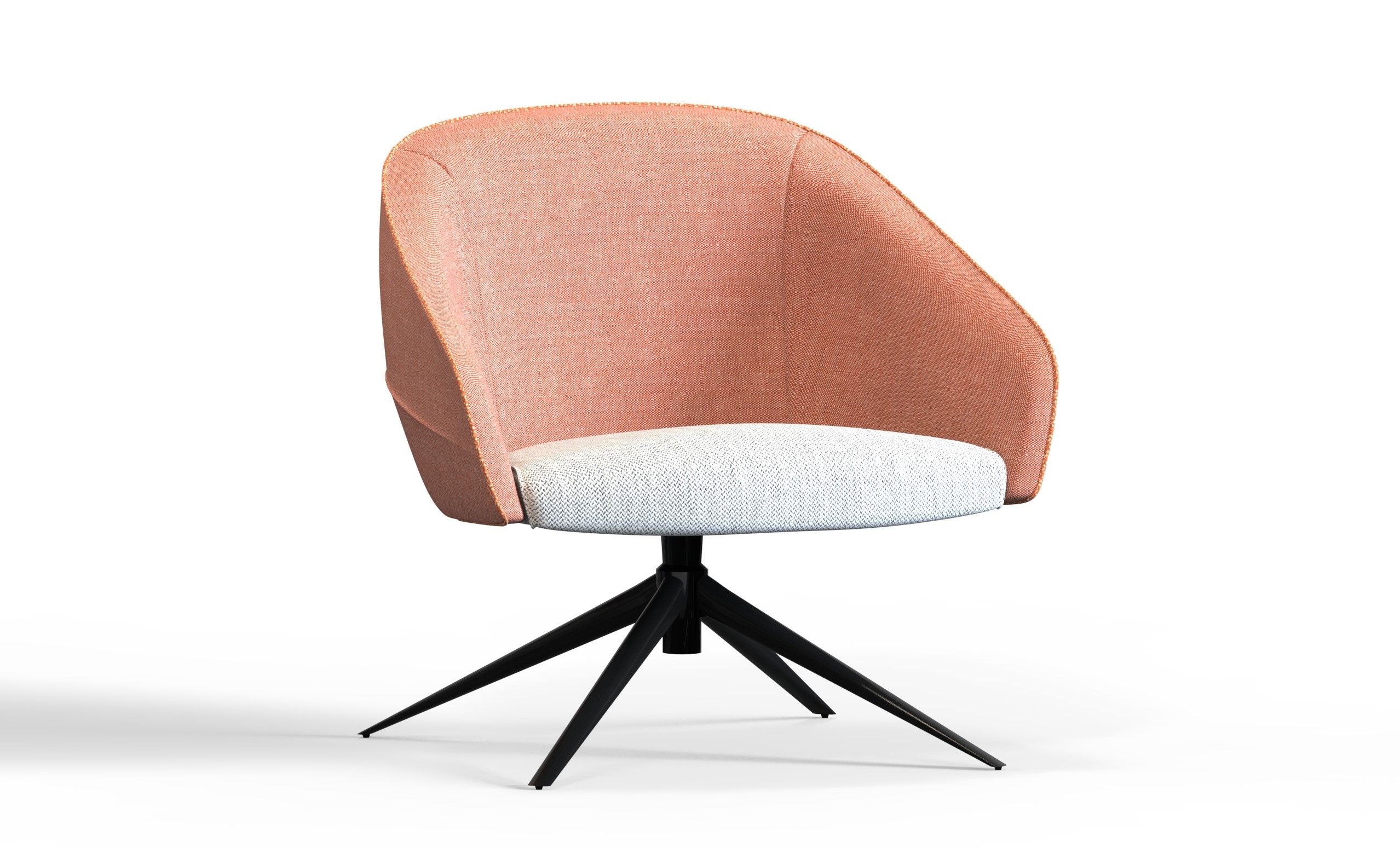 Leaf-L4SM-2 Leisure Chair with Auto-Return Swivel Base