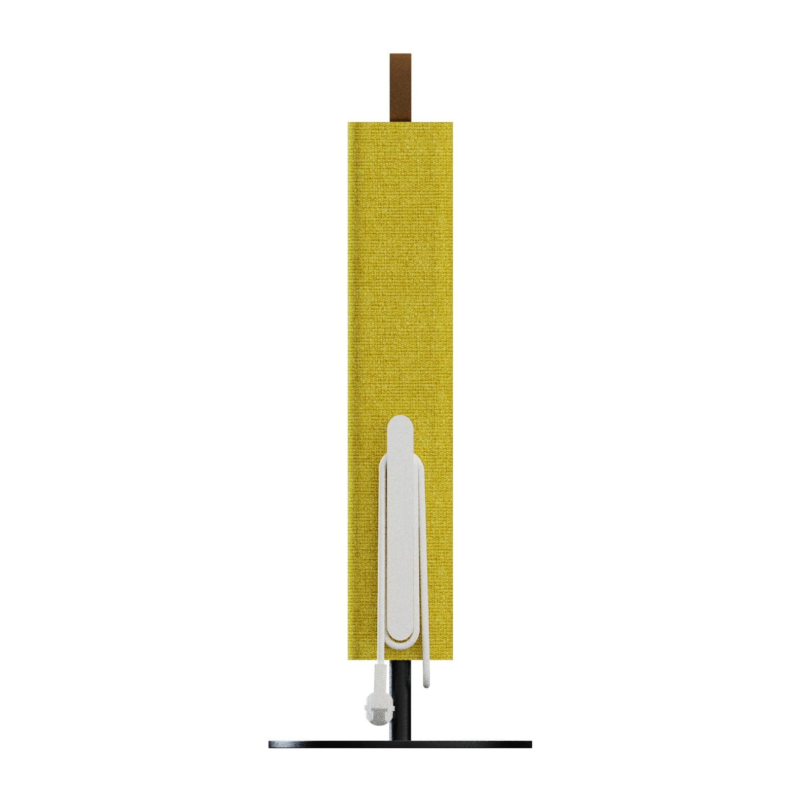 Elink‑L – Power Column · Upholstered Surface · Dual USB & Power Outlets · Metal Base