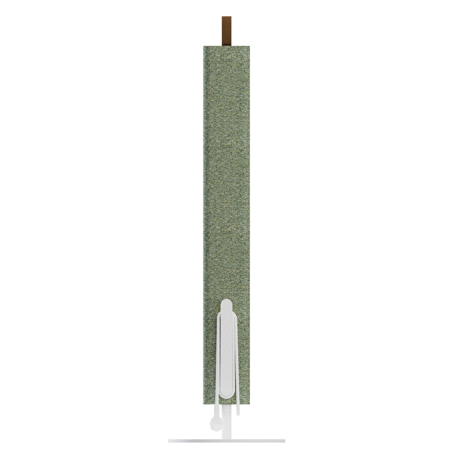 Elink‑H – Tall Power Column · Upholstered Surface · Dual USB & Power Outlets · Metal Base