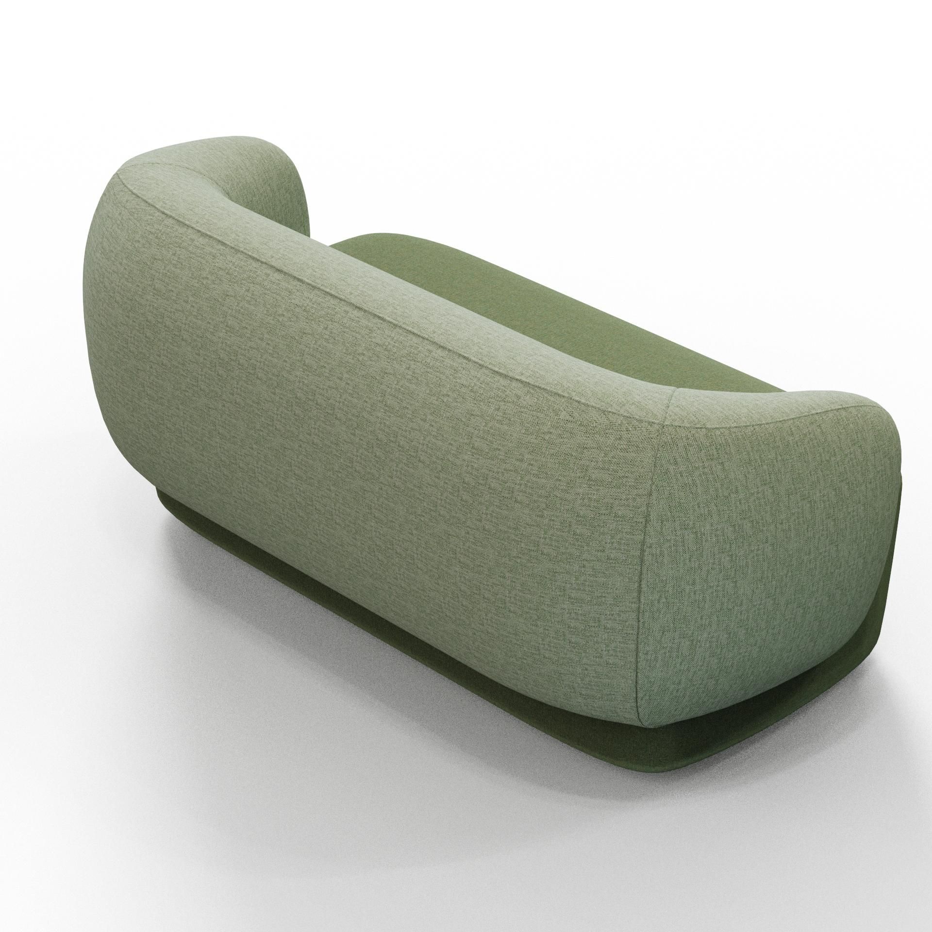 Plump‑2A2 – Two‑Seat Lounge Sofa · Solid Wood Frame · High‑Resilience Foam