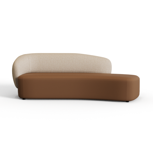 Plump‑1AJ3 – Extended Asymmetric Sofa · Solid Wood Frame · High‑Resilience Foam