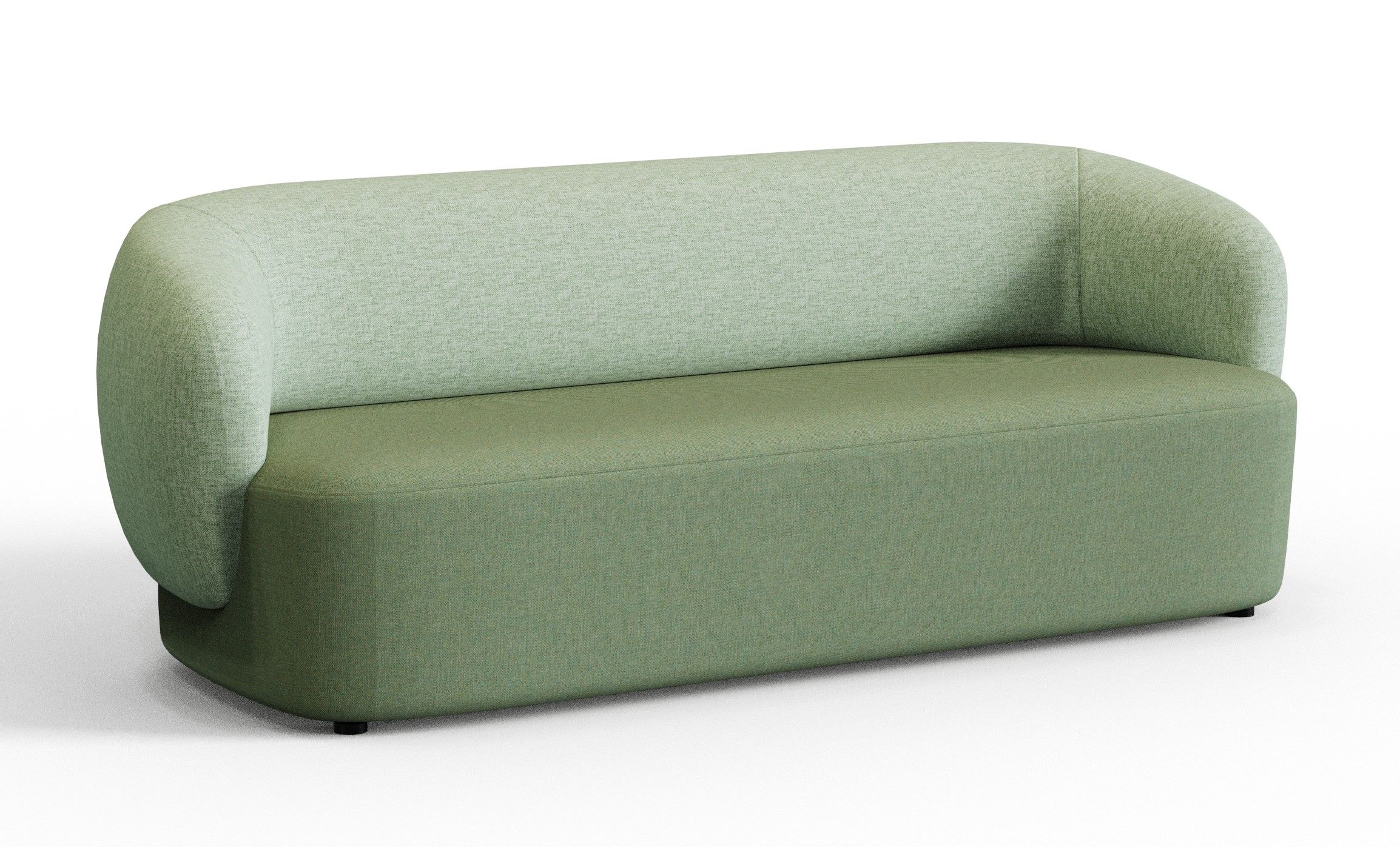 Plump-2A3 Sofa: A Soft Expression of Rounded Comfort