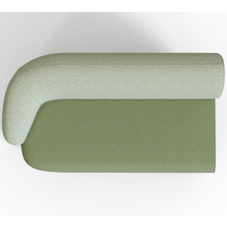Plump‑1A2 – Two‑Seat Sofa · Solid Wood Frame · High‑Resilience Foam