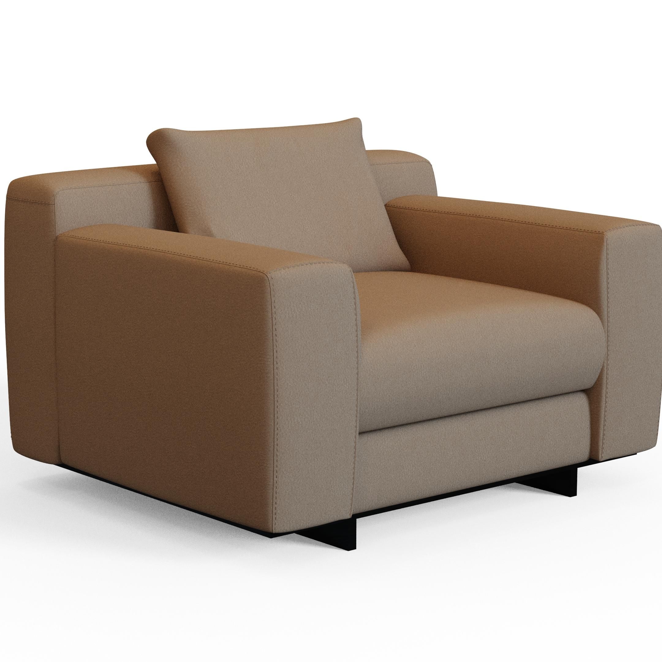 Comm‑A01 – Lounge Armchair · Solid Wood Frame · High‑Resilience Foam · Metal Base
