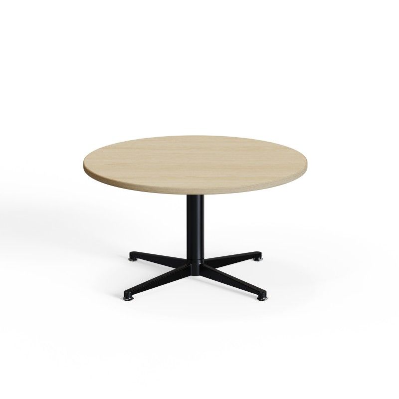 SG4S‑CT600 – Round Coffee Table · Laminate Top · Metal Four‑Star Base