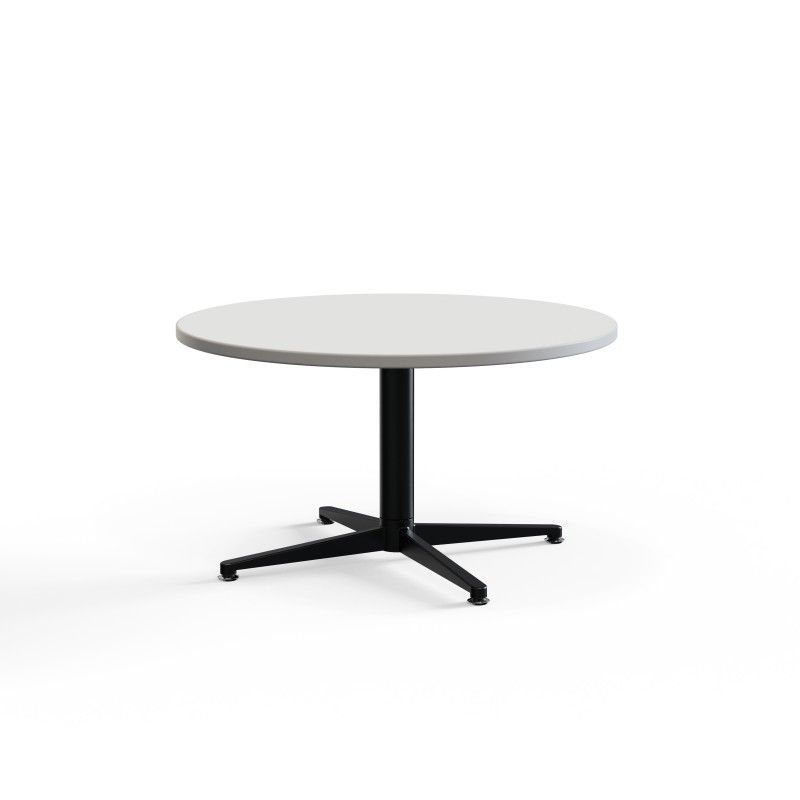 SG4S‑CT600 – Round Coffee Table · Laminate Top · Metal Four‑Star Base