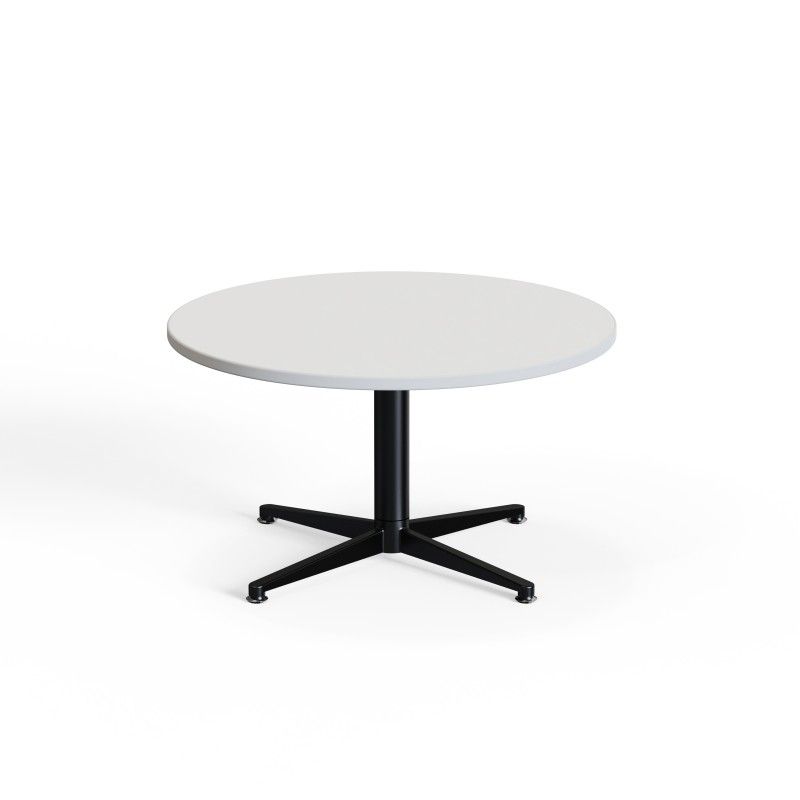 SG4S‑CT600 – Round Coffee Table · Laminate Top · Metal Four‑Star Base
