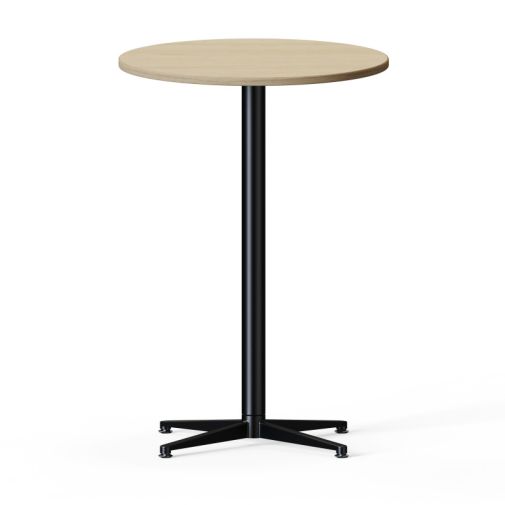SG4S‑BT800 – Round Bar Table · Laminate Top · Metal Four‑Star Base