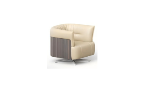 X820 Single Lounge Chair with Swivel Base – Modern Comfort with Refined Details