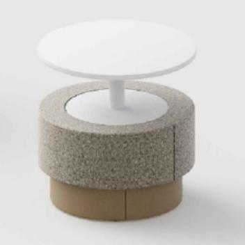 X825-1CT Round Accent Tea Table