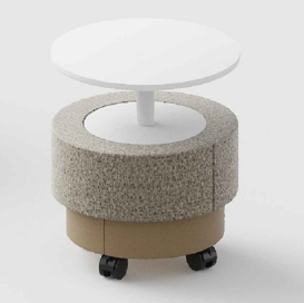 X825-1CTW Mobile Tea Table with Casters