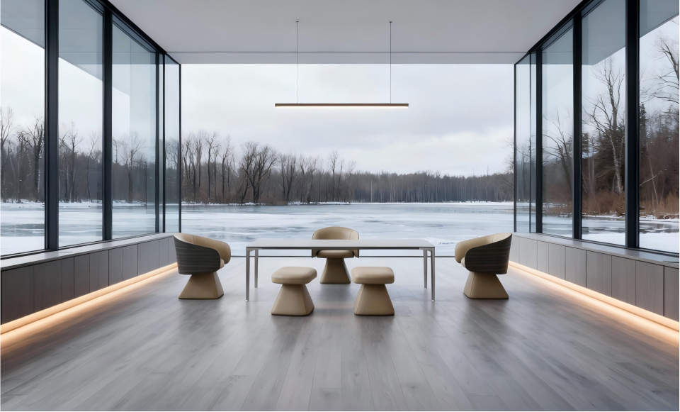 Modern PU Lounge Seating Collection for Relaxed Commercial Spaces